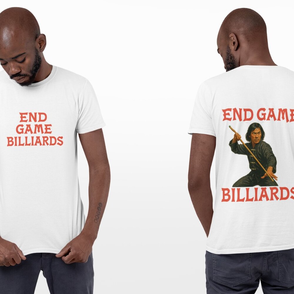 End Game Billiards – Martial Arts Cue Master Tee